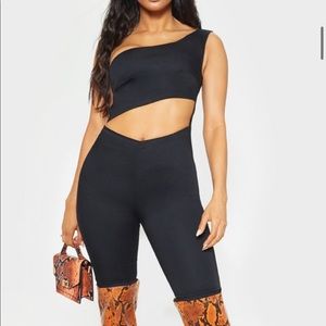 NEVER WORN! Black bike catsuit